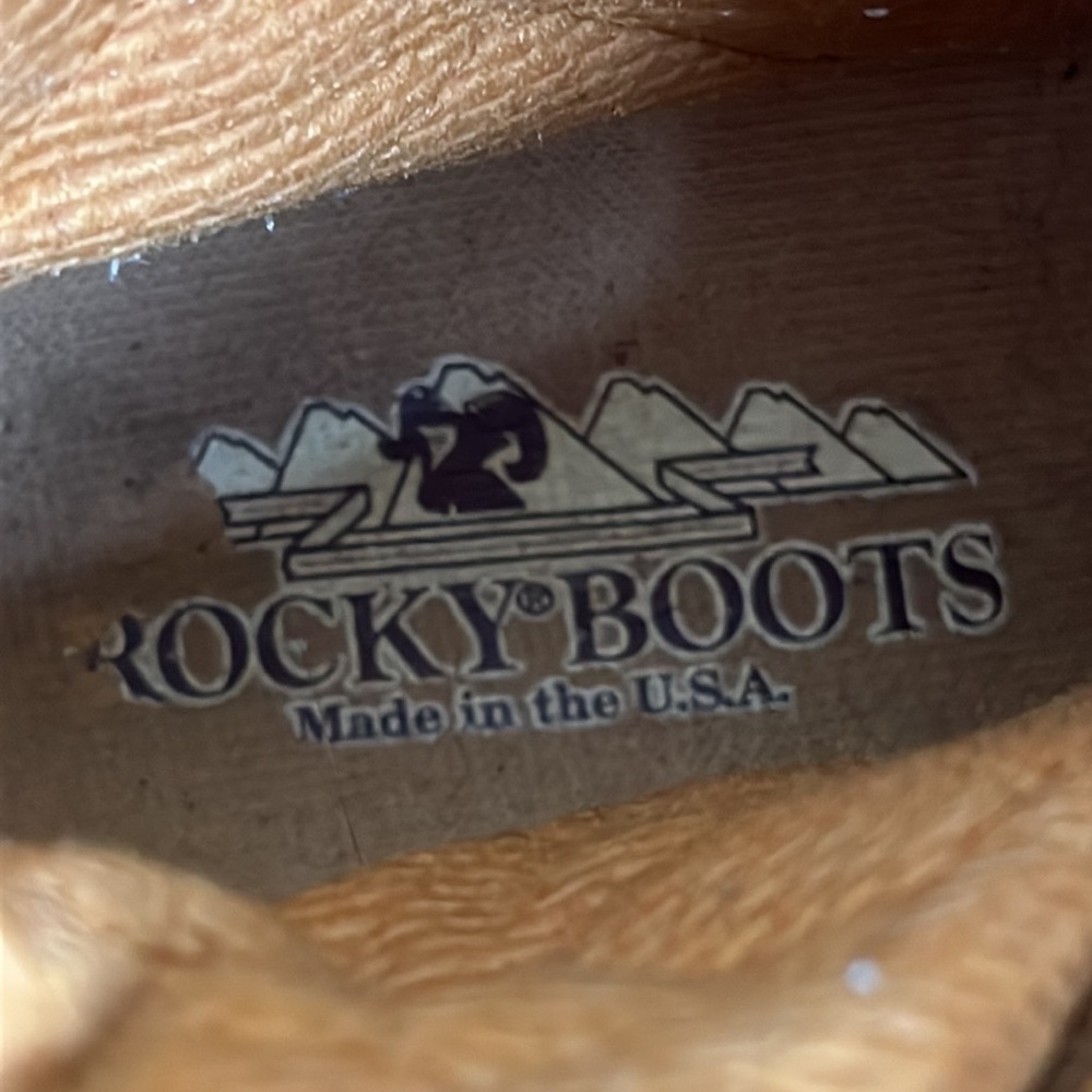 Rocky Womens Gore Tex Thinsulate Brown Leather Hiking Boots Size 6M - Picture 8 of 9
